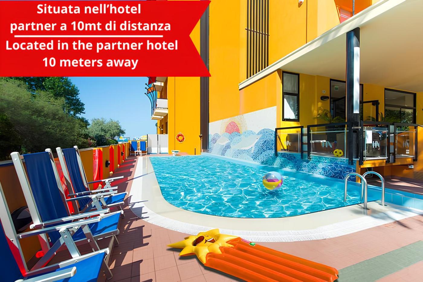 Viva Beach Hotel Rímini Exterior foto